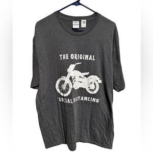 Motorcycle Graphic T-shirt, Size XL